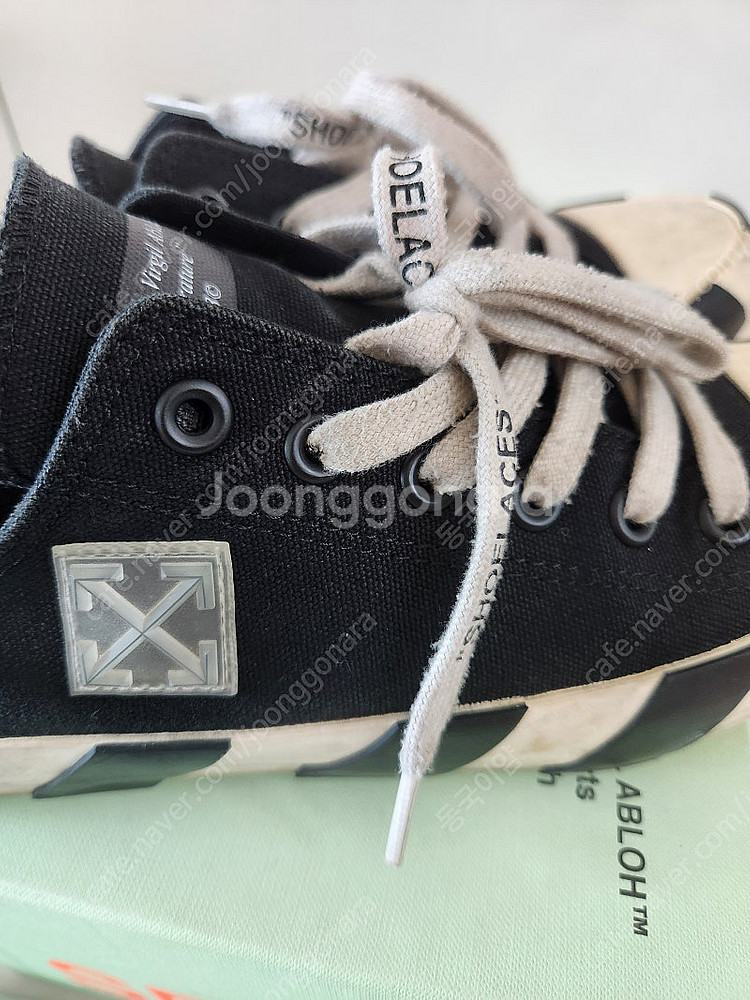 오프화이트X버질 아블로 콜라보/265mm로우탑스니커즈--6