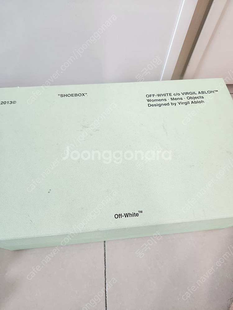오프화이트X버질 아블로 콜라보/265mm로우탑스니커즈--8