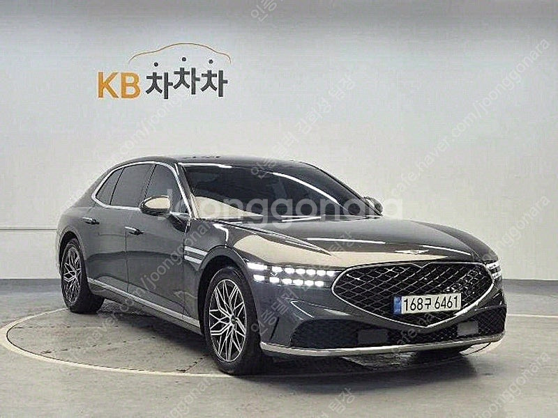 제네시스 G90 중고차 가격 제네시스 중고 회색 202...--5