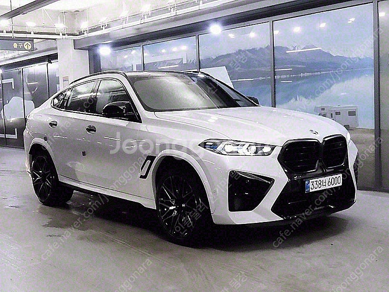 흰색 BMW X6M 중고 4.4 컴페티션 중고차거래카페...--0