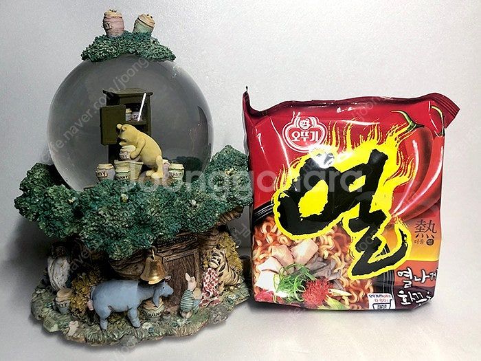 디즈니 곰돌이 푸 클래식 세라믹 장식품 / 스노우글로브...--9