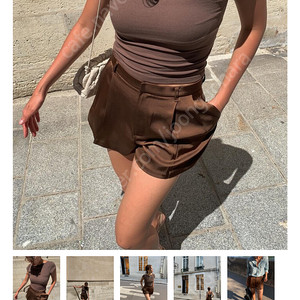 memo official 메모 Tailor Shorts 'HUGO' 휴고 팬츠 bronze 36(s) 사이즈(새상품)