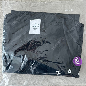 아이앱스튜디오 티셔츠 블랙 iab studio t-shirts xxl black