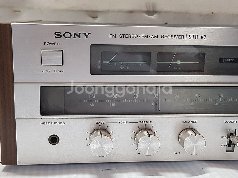 소니 빈티지 AM.FM.포노 리시버앰프--1