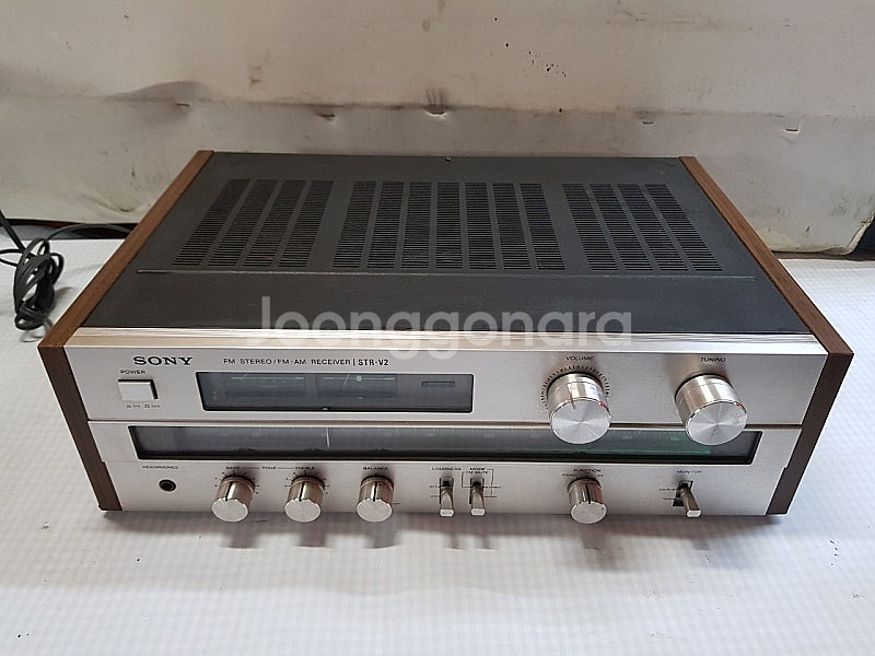 소니 빈티지 AM.FM.포노 리시버앰프--7