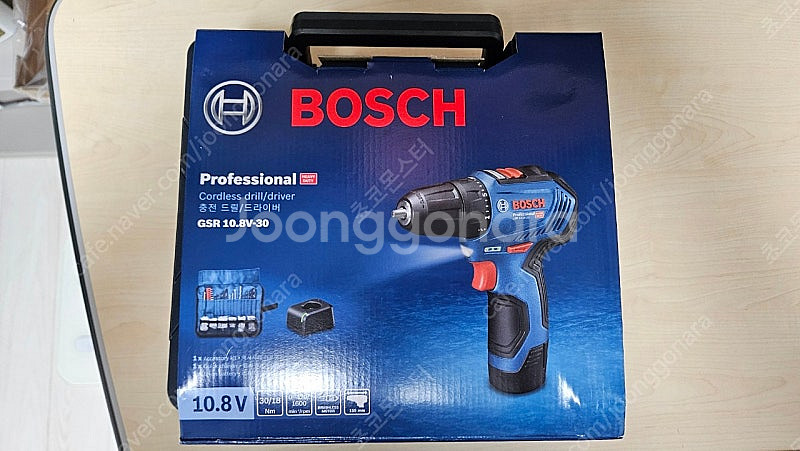 보쉬 GSR 10.8V-30 브러쉬리스 전동드릴 미사용...--0