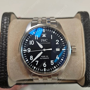 IWC 마크20 블랙 브레이슬릿. 25년 3월 스탬핑