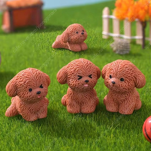 지비츠) 갈색강아지 세트 4P