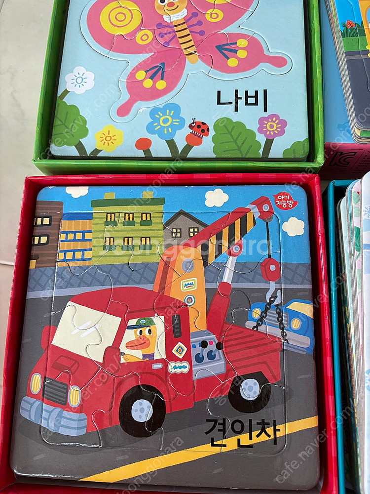 아기지능방 퍼즐3종+핑크퐁 퍼즐1종 총4종/창원,택배--1