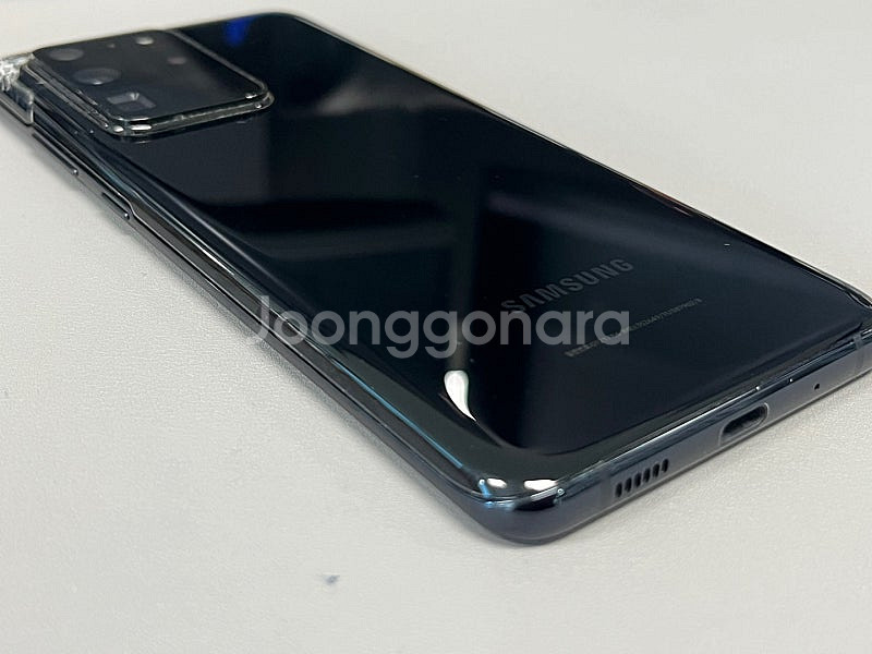 (SKT) 갤럭시S20울트라 블랙 256G 가성비폰 검수완료 서브용 배달용 퀵용 추천 12만원 판매합니다--9