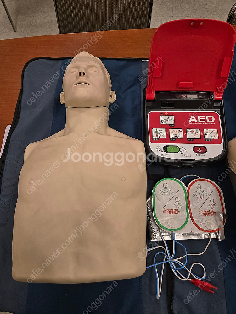 심폐소생술 애니, 교육용심장충격기--2