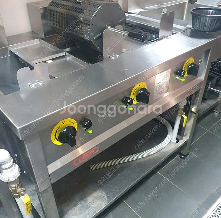 쿡메이트 자동직화구이 바베큐 통돌이3구--0