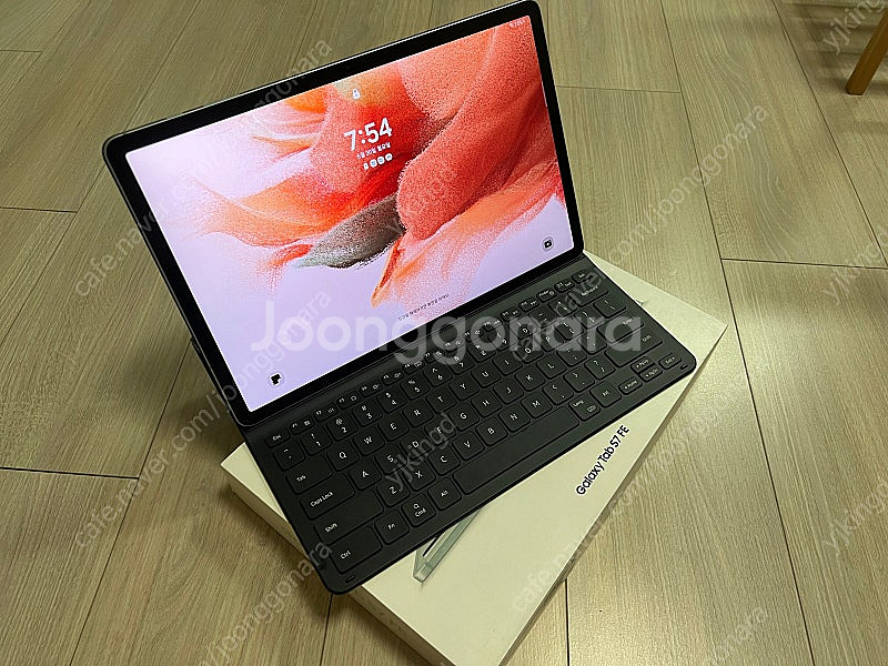 갤럭시탭 S7 FE Wifi 128g + 삼성 키보드 ...--1