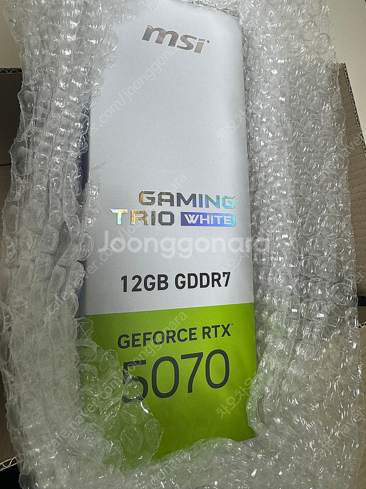[미개봉] MSI RTX 5070 게이밍 트리오 OC ...--0