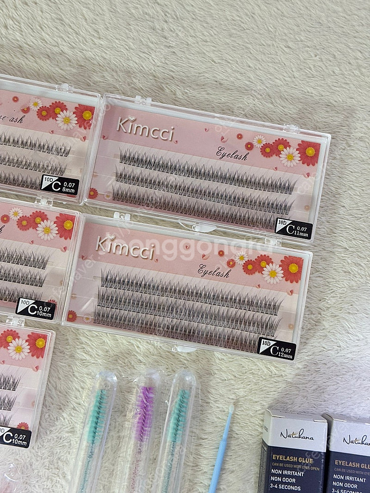 가닥속눈썹 몽땅 8mm 10mm 11mm 12mm--2