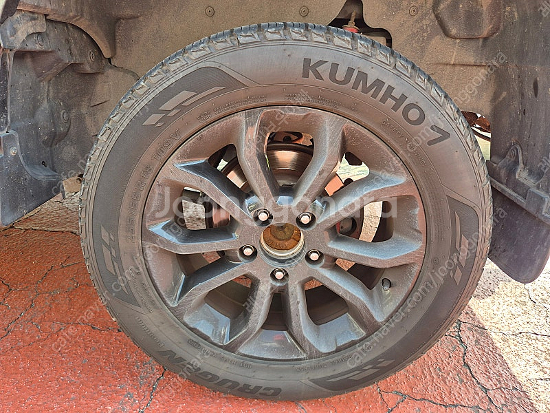 금호 중고타이어 kl33 255/55/18R 2짝 일괄...--1
