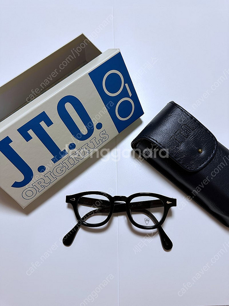 JTO AR 블랙 42-22 아넬형안경 (줄타 줄리어스...--0