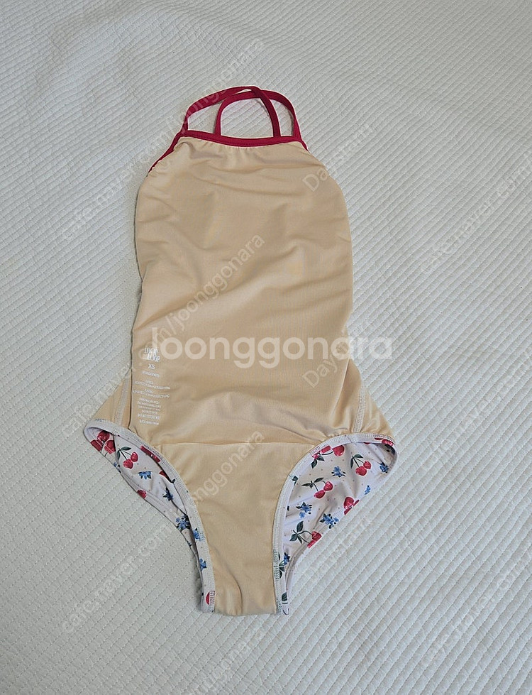 2회입수) 루프루프 여자수영복 신상 체리밤 아이보리 X...--9