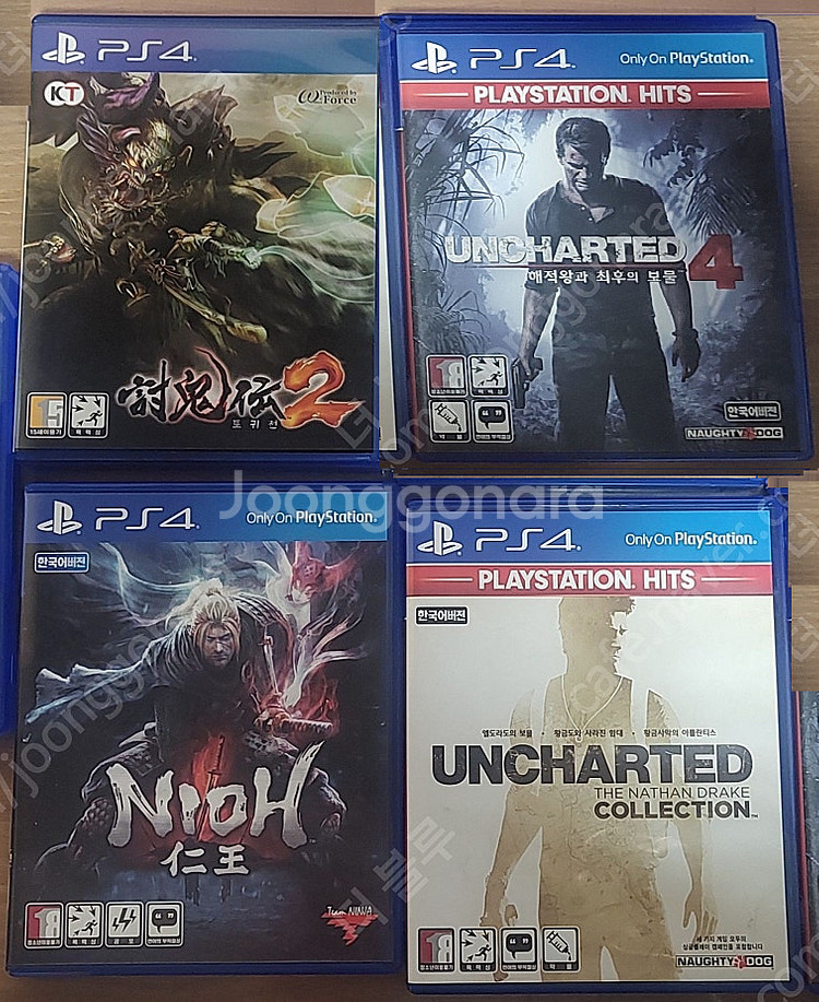 ps4(ps5 겸용) 게임 판매합니다(토귀전2,인왕,언...--0