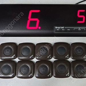 링고벨제품 무선호출벨 팝니다 GSR-2 1대 방수벨 GST-200N 10개 2주사용