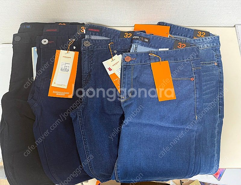 잠뱅이 5부 청바지 5장 32사이즈 새상품 일괄팝니다(...--0
