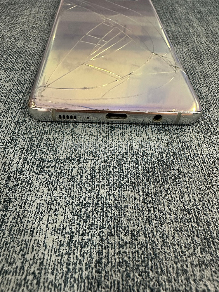 갤럭시S105G 256기가 실버색상 액정파손 기능정상 ...--7