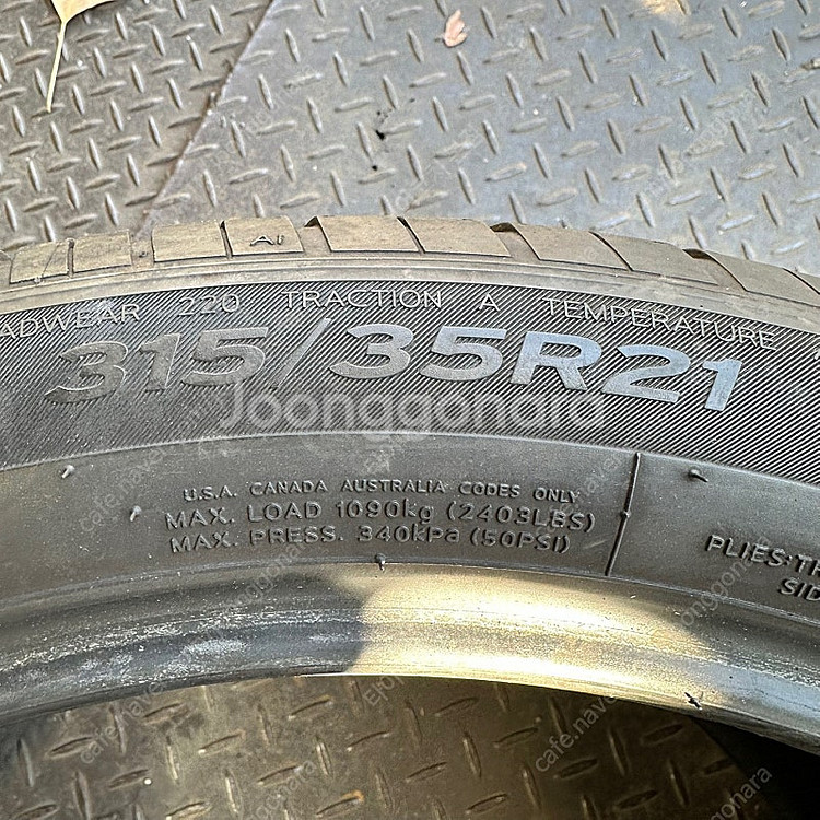 315 35 21 한국타이어 S1 에보3 SUV 런플렛...--5