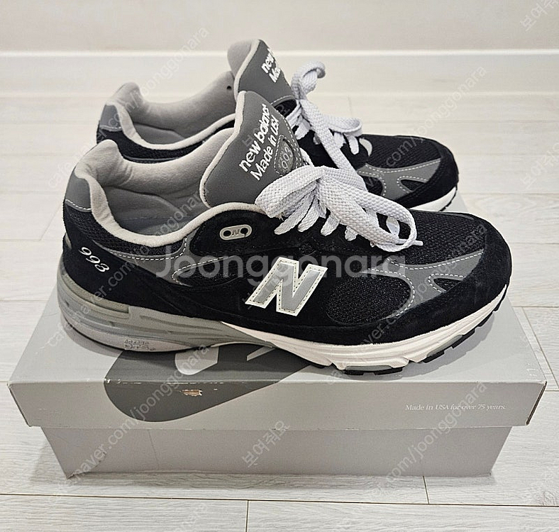 뉴발란스 993 블랙 270--1