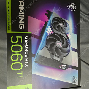 [미개봉] MSI RTX5060 Ti 게이밍 OC D7 16GB 트윈프로져 - 57만