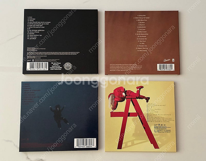 빌리아일리시 CD 일괄판매--1