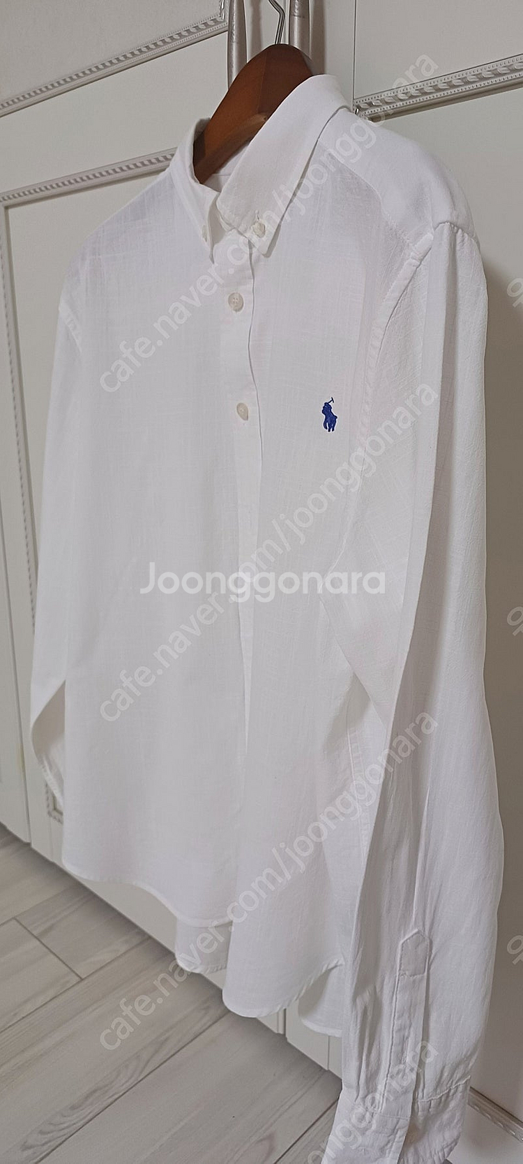 폴로 랄프로렌 여성 린넨 긴팔 셔츠--2