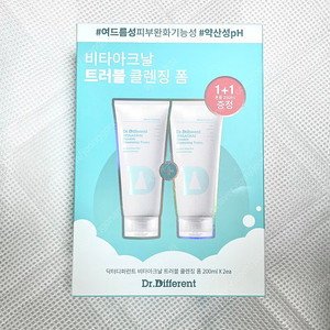 닥터디퍼런트 비타 트러블 클렌징 폼 200ml*2