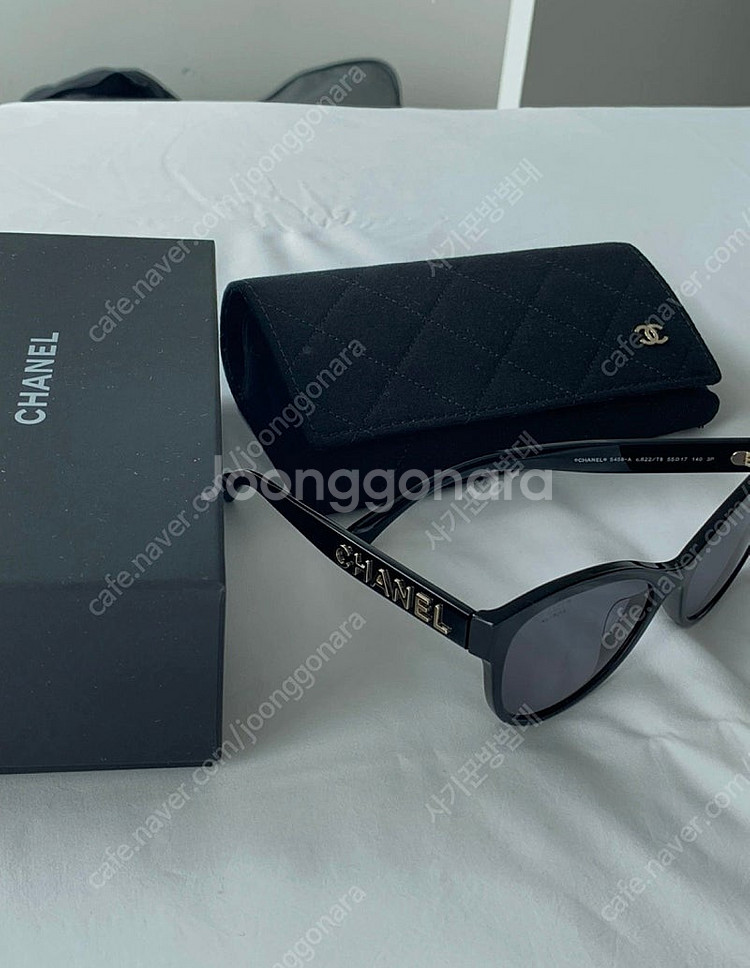 샤넬 24S 블랙 로그 오벌 선글라스 OCHS458--0