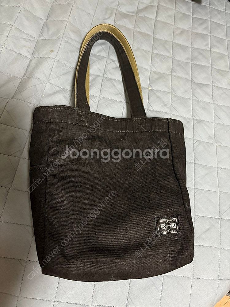 요시다포터 스탠드 리버시블 데님 토트백--1