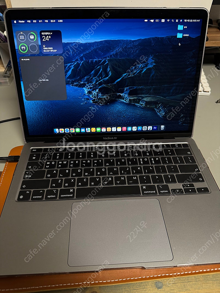 맥북 에어 m1 256gb 스페이스그레이--2