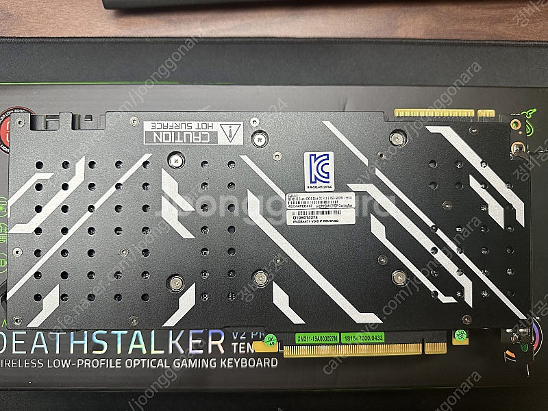 신품급 갤럭시 RTX 2070 SUPER 그래픽카드 팝...--2