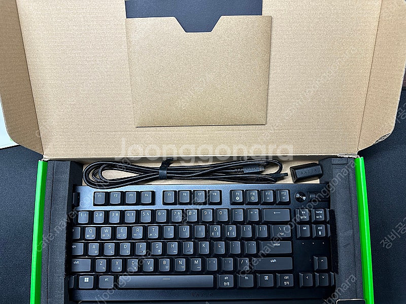 상태좋은 레이저 데스스토커 V2 PRO TKL 키보드 ...--1