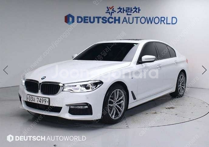 중고차 BMW 5시리즈(7세대) 520d M스포츠팩 플...--0