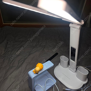 LED 스탠드 2개 카카오 무선 충전기 클립형 미니 탁상 선풍기 팝니다