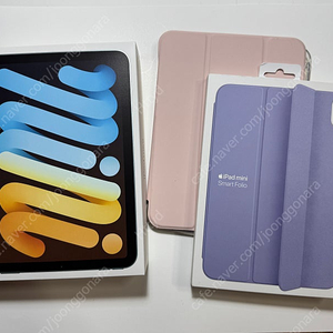 아이패드 미니 7세대 a17 pro 128gb WiFi 스카이블루 정품폴리오 포함 풀박