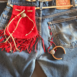 에이징acc 콘쵸 크로스 힙색 (rrl lvc goros 비즈빔 캐피탈)