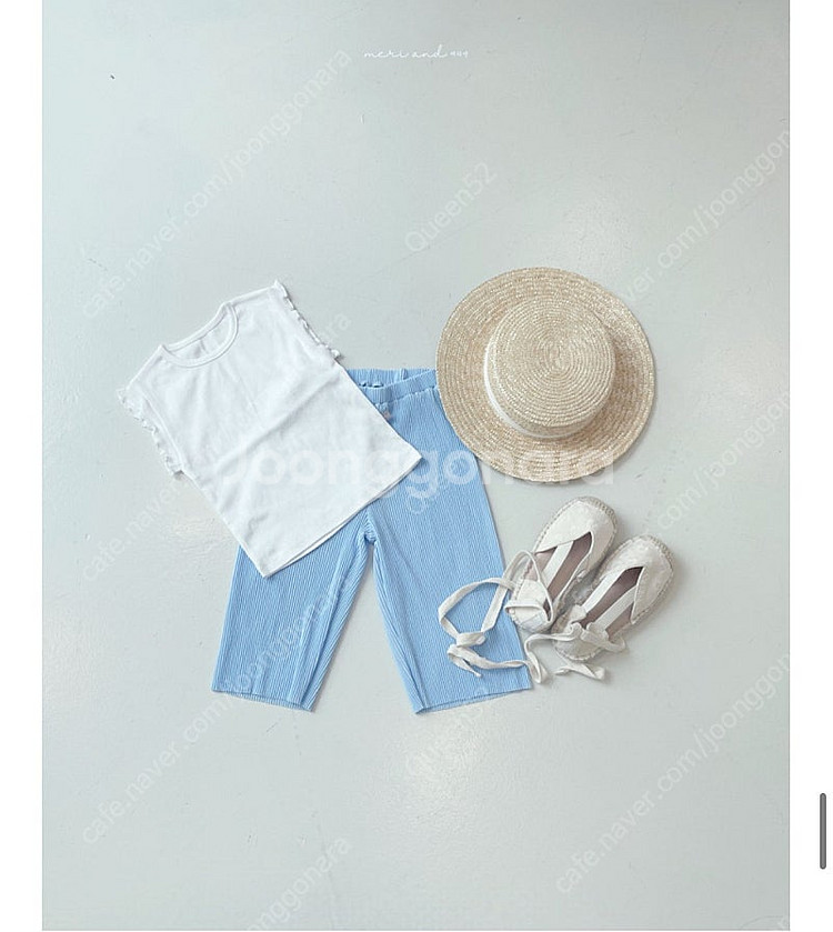매리앤 데일리 냉장고 플리츠 와이드 팬츠L 새상품--0
