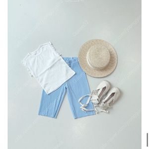 매리앤 데일리 냉장고 플리츠 와이드 팬츠L 새상품
