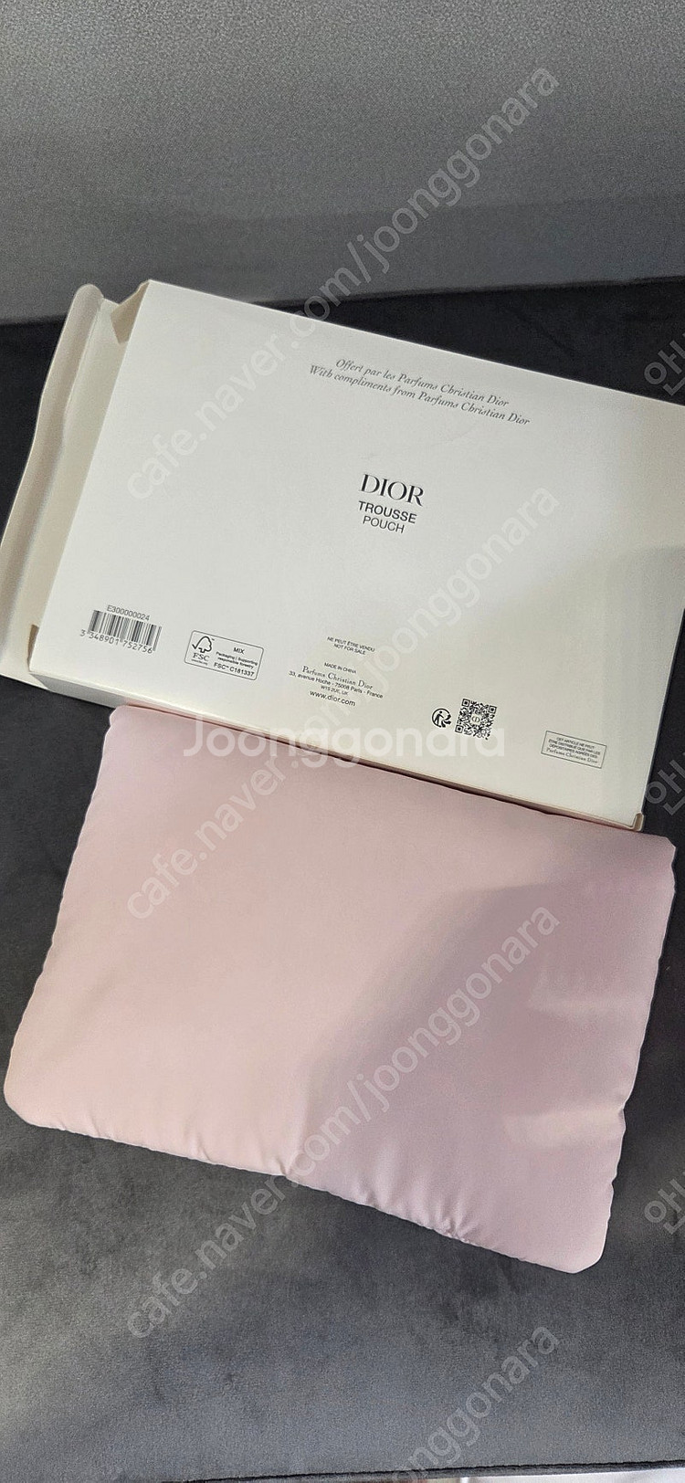 정품 디올뷰티 핑크 파우치 택포--1