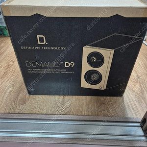 데피니티브 테크놀러지 디멘드 D9 스피커 블랙 판매합니다.