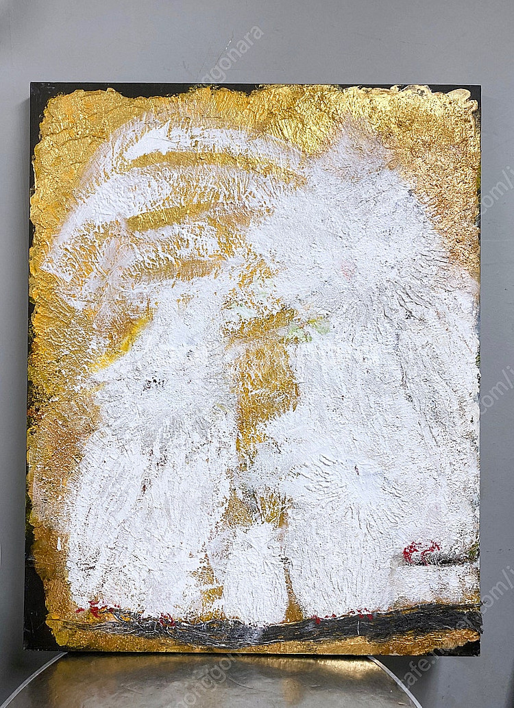 작가미상 추상화 금박 그림 인테리어소품 그림액자--0