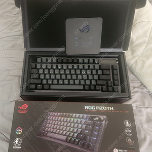 ASUS ROG AZTOH 커스텀 키보드 블랙 판매