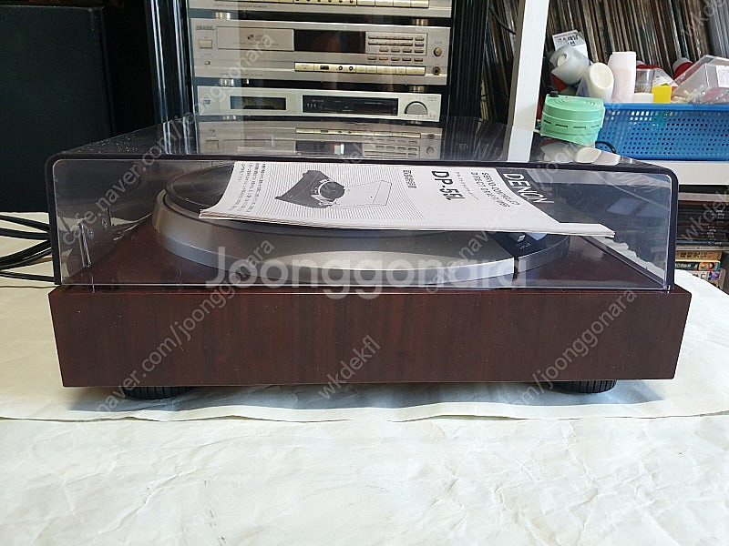 데논반자동턴테이블 데논DP~55L--2