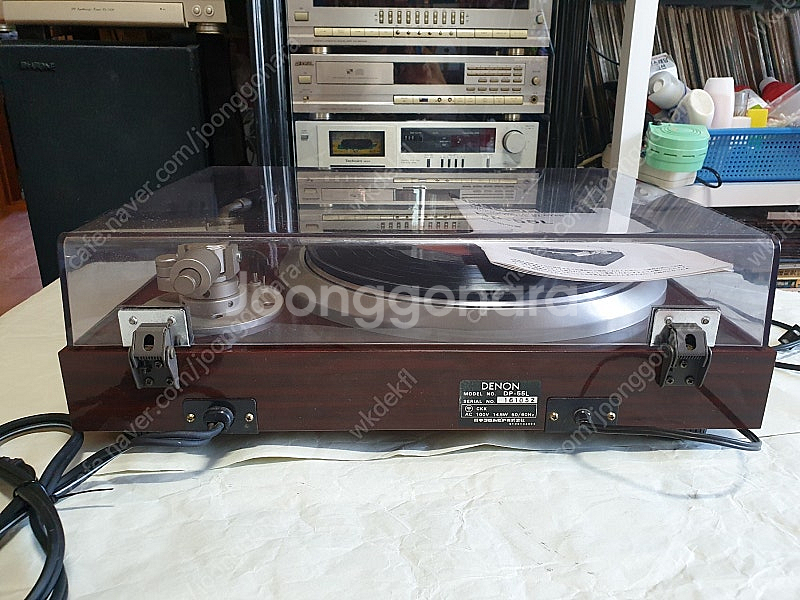 데논반자동턴테이블 데논DP~55L--3
