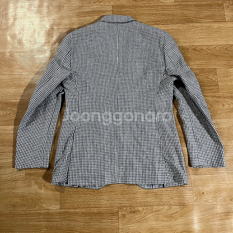 [97] 벨그라비아 깅엄 린넨자켓, 에트로 정장 셋업--6